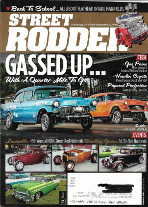 STREET RODDER 2016 JAN - GASSER SPECIAL, FLATHEAD INTAKE MANIFOLDS, TRI 5 NATS